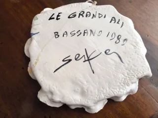 Basso rilievo autentico Sergio Serper