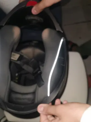 Casco de moto Scorpion negro