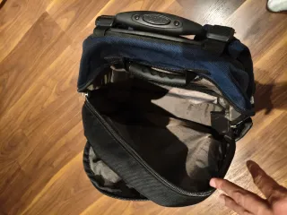 Mochila Trolley Samsonite Grande Negra y Azul