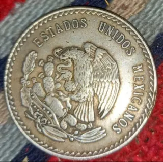 Moneda 5 Pesos 1948 Cuauhtémoc