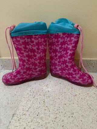 Botas Agua Niña Paw Patrol Rosa, talla 28