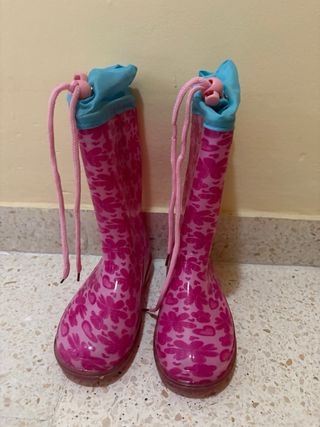 Botas Agua Niña Paw Patrol Rosa, talla 28