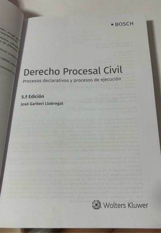 Libro Derecho procesal civil 5.ª Edición