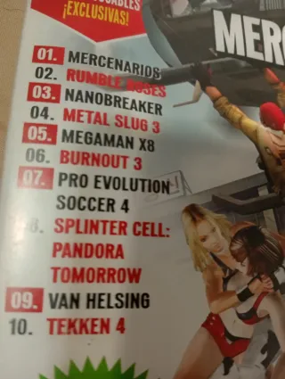 PlayStation 2 - Mercenarios Revista Oficial