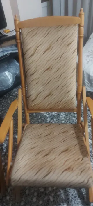 Sillas de madera estilo columpio - plegables