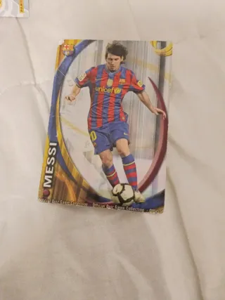 Cromo Messi FC Barcelona Unicef