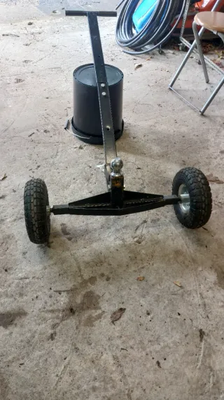 Plataforma arrastre remolque manual