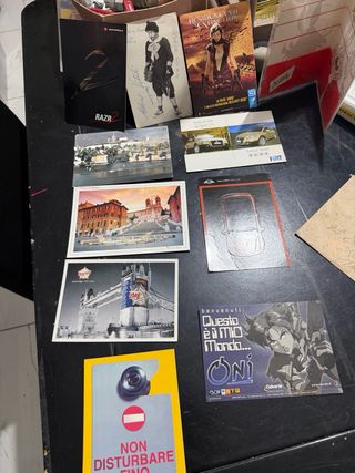 Lotto cartoline vintage autografo Alvaro Vitali