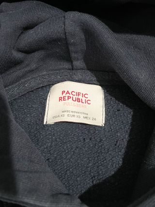 Sweatshirt Curta Gráfica Azul