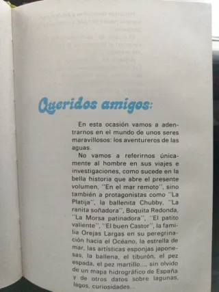 "Los aventureros de las aguas"
