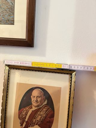 Quadro Papa Giovanni - Cornice Oro