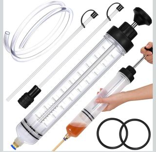 Aceite de succión jeringa