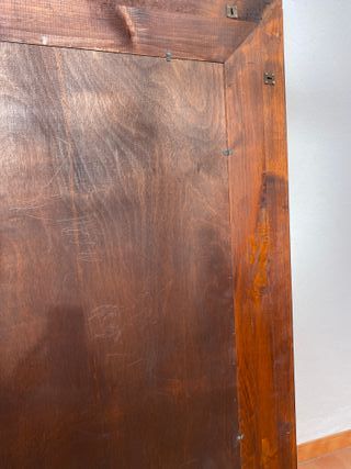 Espejo de madera grande