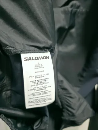 Chaqueta Salomon Bonatti Cross Wind Negra