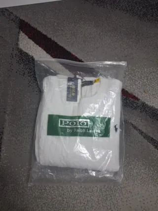 Maglioncino Polo Ralph Lauren Bianco