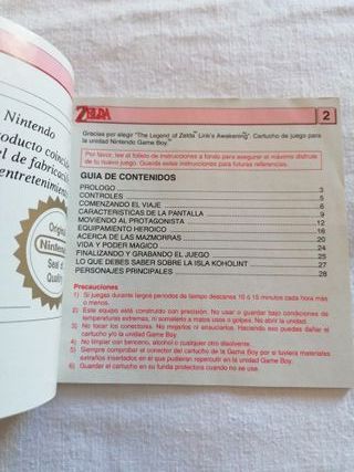 Zelda Link's Awakening Game Boy Nintendo