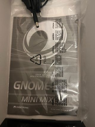 Omnitronic Gnome 202 Mezclador DJ Plata