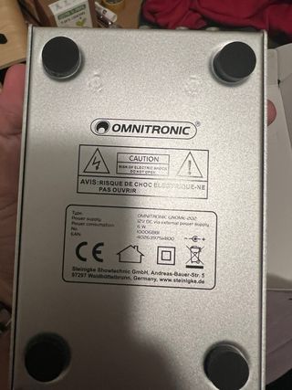 Omnitronic Gnome 202 Mezclador DJ Plata