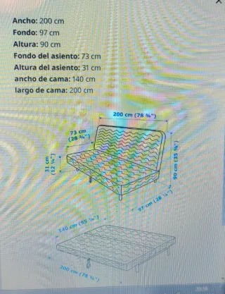 Sofá Cama IKEA NYHAMN