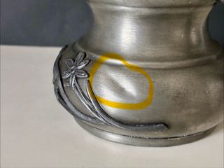 🇫🇷 Quinqué estaño con cristal