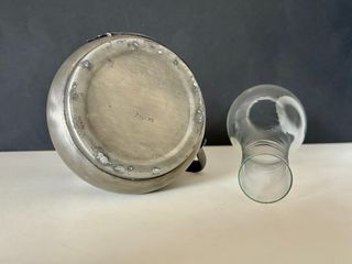 🇫🇷 Quinqué estaño con cristal