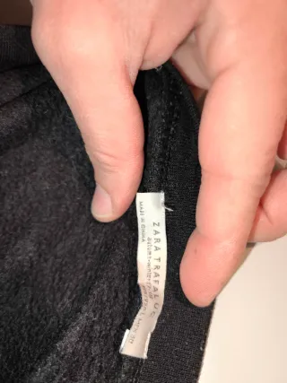 Jersey Zara pelo blanco y amarillo Talla L