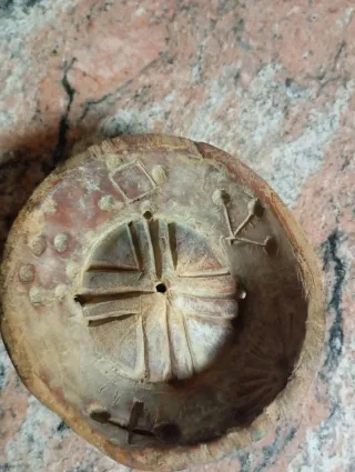 Molde Queso Escurridor Antiguo Hecho a Mano