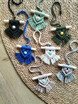 Mini Decoración Macramé Colgante