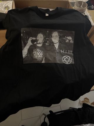 Camiseta HIM Talla XL Negra