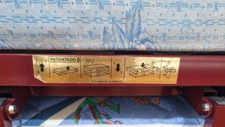 Literas plegables de metal y tela