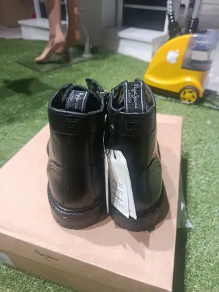 Botines Pepe Jeans Negros con Cordones