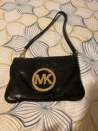 Borsetta Michael Kors nera e argento