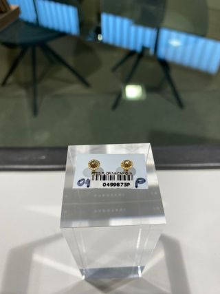 Pendientes Oro 18K Estrella Nácar