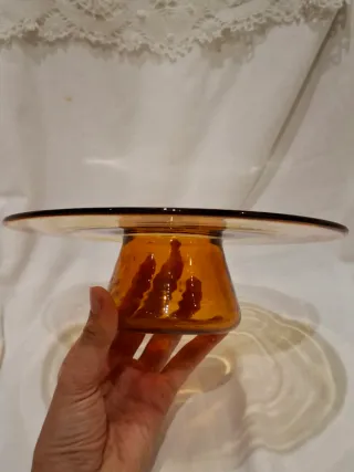 Centro de mesa italiano de cristal