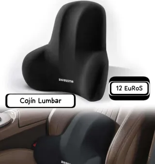 Cojín Lumbar Negro