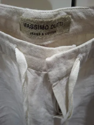 Pantalones Massimo Dutti Beige