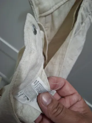 Pantalones Massimo Dutti Beige