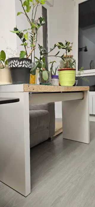 Tocador MALM Ikea blanco cristal