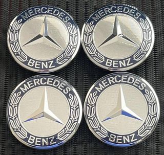 Tapas de Rueda Mercedes Benz 75mm (4 uds)
