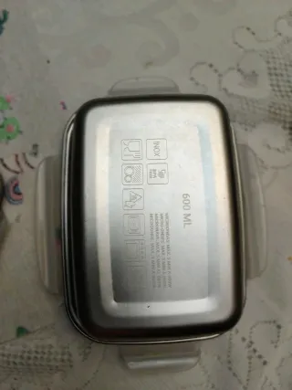 Set 2 Fiambreras Acero Inoxidable 1000ml y 600ml