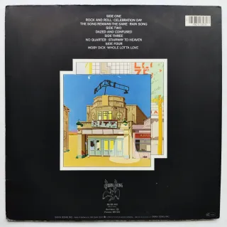 LP 1985 🇩🇪 LED ZEPPELIN - THE SONG REMAINS...