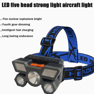 Linterna Frontal 5 Focos LED