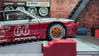Maqueta Mazda Nissan Silvia s13 pandem  1:64