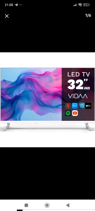Televisor Grunkel LED 32 FHD Blanco