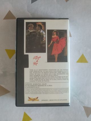 Película VHS La Mujer de Rojo (Gene Wilder, 1984)