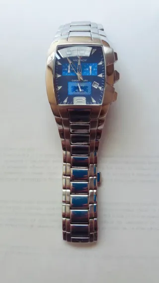 Reloj Viceroy Cronógrafo Azul y Plateado