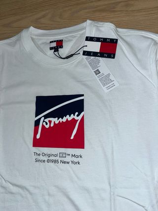T-shirt Tommy Jeans M Branca