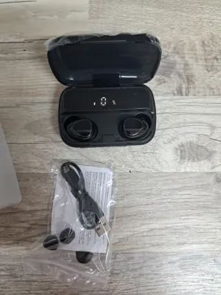 Auriculares Bluetooth Stock Líder Negros