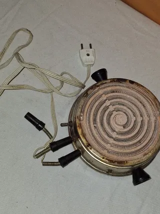 Hornillo Eléctrico Antiguo con Cable