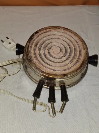 Hornillo Eléctrico Antiguo con Cable